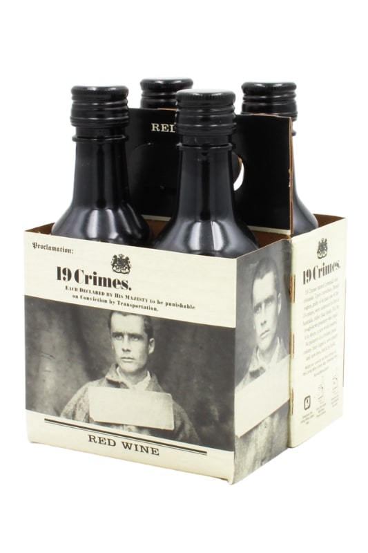 19 CRIMES RED 187ML - 6 Pack