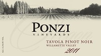 Ponzi Vineyards Pinot Noir Tavola