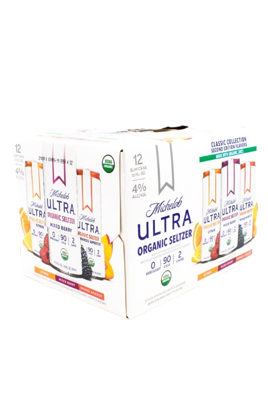 MICHELOB ULTRA ORGANIC SELTZER CLASSIC COLLECTION VARIETY PACK #2 - 12PK CAN