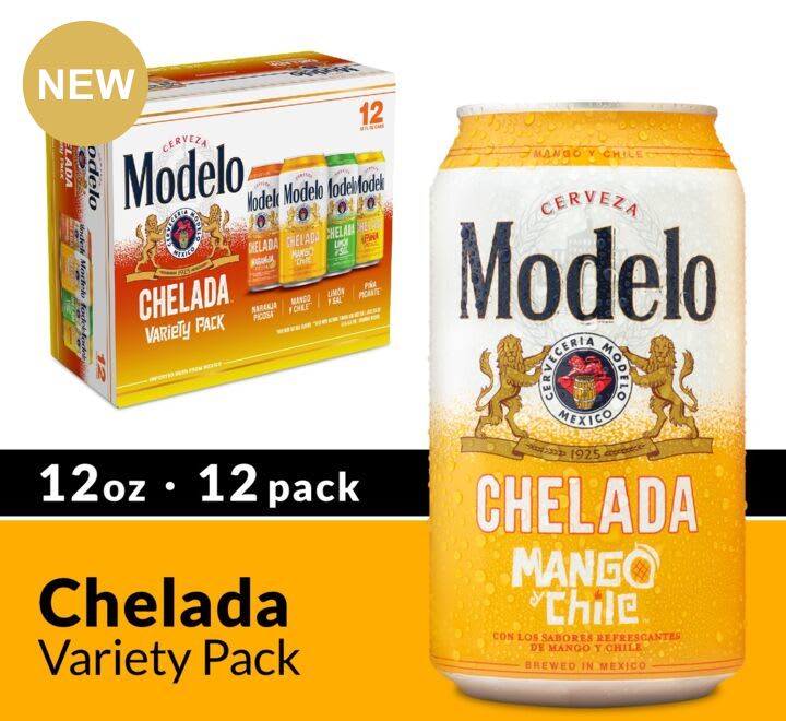 MODELO CHELADA VARIETY PACK - 12PK CAN