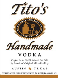 TITO'S  TEXAS VODKA-375ml