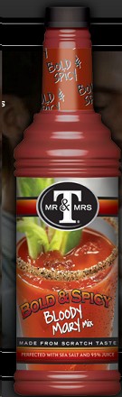MR & MRS T BOLD & SPICY BLOODY MARY MIX - 1.0L