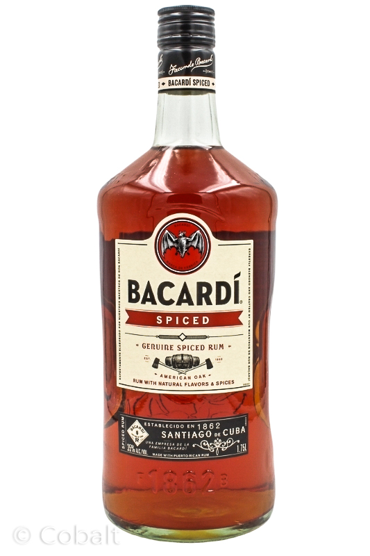 BACARDI  RUM SPICED AMERICAN OAK-1.75ML