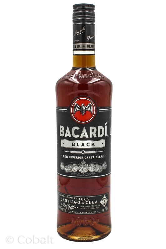 BACARDI BLACK RUM  -750ml