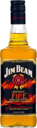 JIM BEAM FIRE  CINAMON LIQUOR BOURBO-50ml