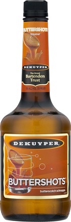 DEKUYPER  BUTTERSHOT SCHNAPPS  -1.0L