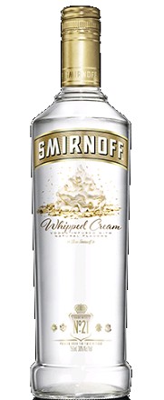 Smirnoff Vodka Whipped Cream