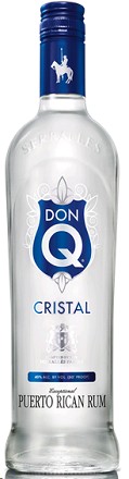 DON Q CRISTAL  PUERTO RICAN RUM-750ML