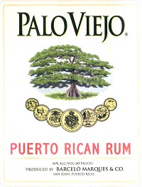 PALO VIEJO WHITE RUM - 375mL