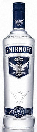 SMIRNOFF  VODKA 100 PROOF-375ml