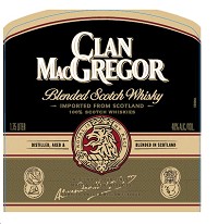 CLAN MACGREGOR  SCOTCH WISKEY  -750ML