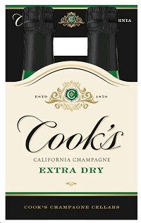 COOK'S  EXTRA DRY CHAMPAGNE  -750ml