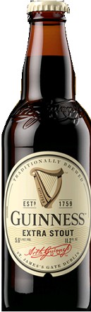GUINNESS  EXTRA STOUT 6PK BTL