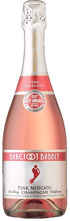 Barefoot Bubbly  Pink Moscato Champagne -750ml