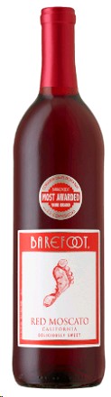 BAREFOOT  RED MOSCATO-1.5L