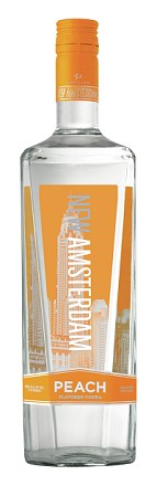NEW AMSTERDAM  PEACH VODKA-1.75L