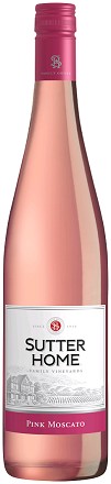 SUTTER HOME  PINK MOSCATO-4 pk 187ML