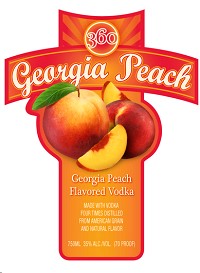 360 Vodka Georgia Peach