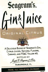 Seagram'S Gin & Juice Original Citrus
