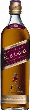 JOHNNIE WALKER  SCOTCH RED LABEL-750ml