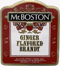 MR. BOSTON GINGER GINGER BRANDY  -1.75L