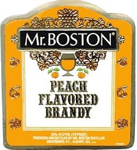 MR. BOSTON PEACH  PEACH BRANDY-375ml