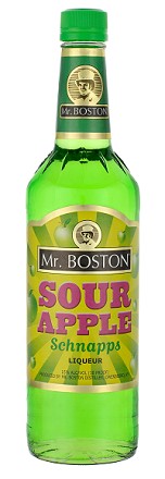 Mr. Boston Schnapps Sour Apple
