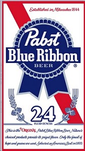 PABST BLUE RIBBON MILWAUKEE BOTTLE-12pk