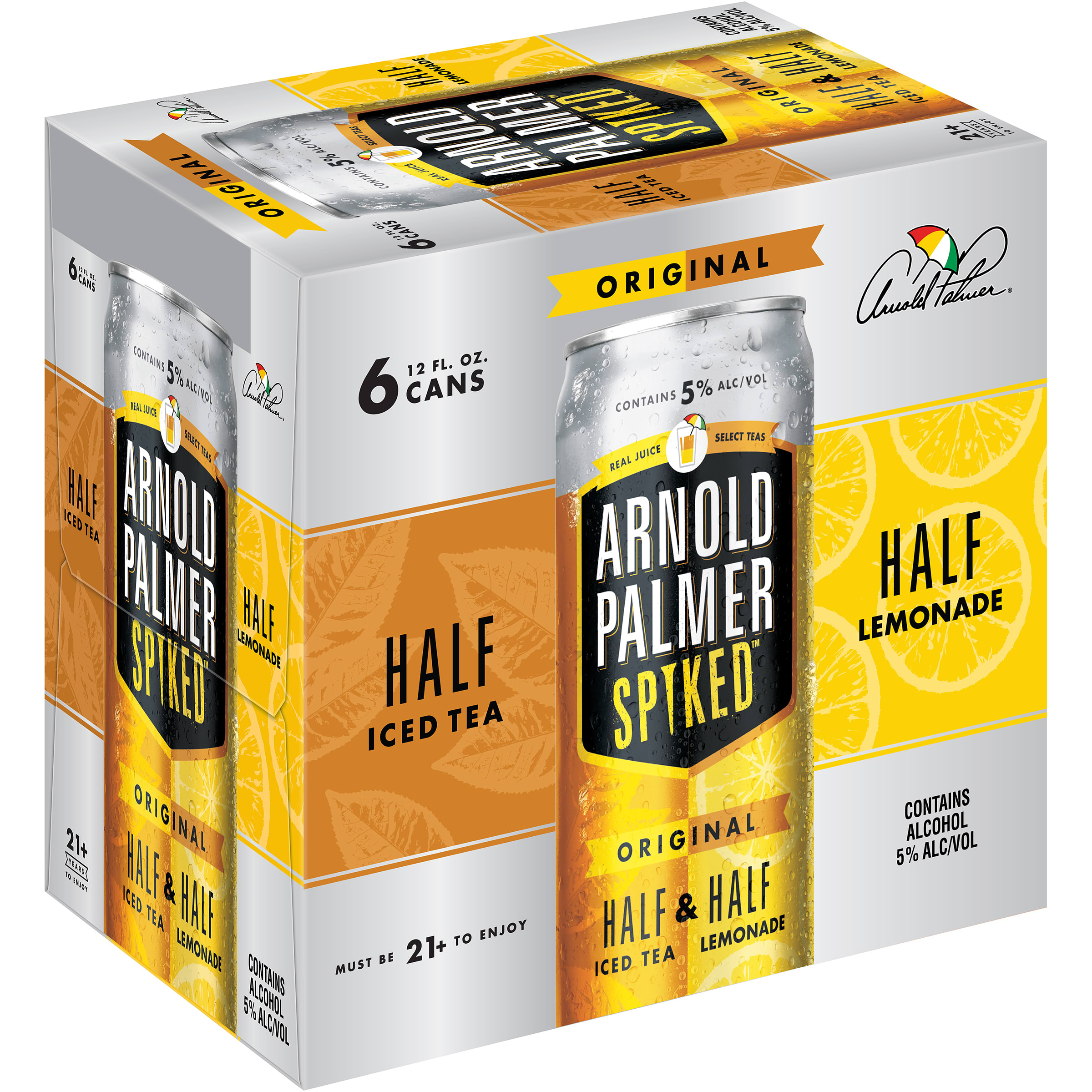 ARNOLD PALMER SPIKED  ORIGINAL HALF & HALF -6pk