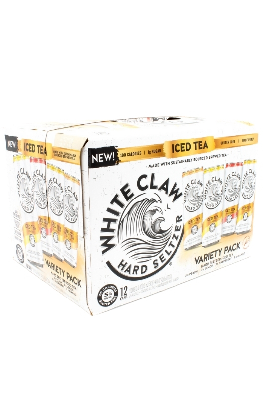 WHITE CLAW ICED TEA HARD SELTZER VARIETY PACK - 12PK CAN