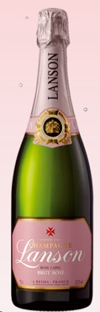 Lanson Champagne Brut Rose Rose Label
