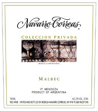 Navarro Correas Malbec Coleccion Privada