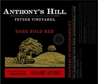 Anthony'S Hill By Fetzer Dark Bold Red
