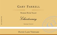 Gary Farrell Chardonnay Olivet Lane Vineyard