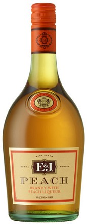 E & J  PEACH BRANDY 50ML