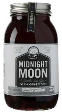 MIDNIGHT MOON  BLUEBERRY MOONSHINE  -750ML