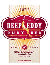 DEEP EDDY VODKA  RUBY RED GRAPEFRUIT  -750ML
