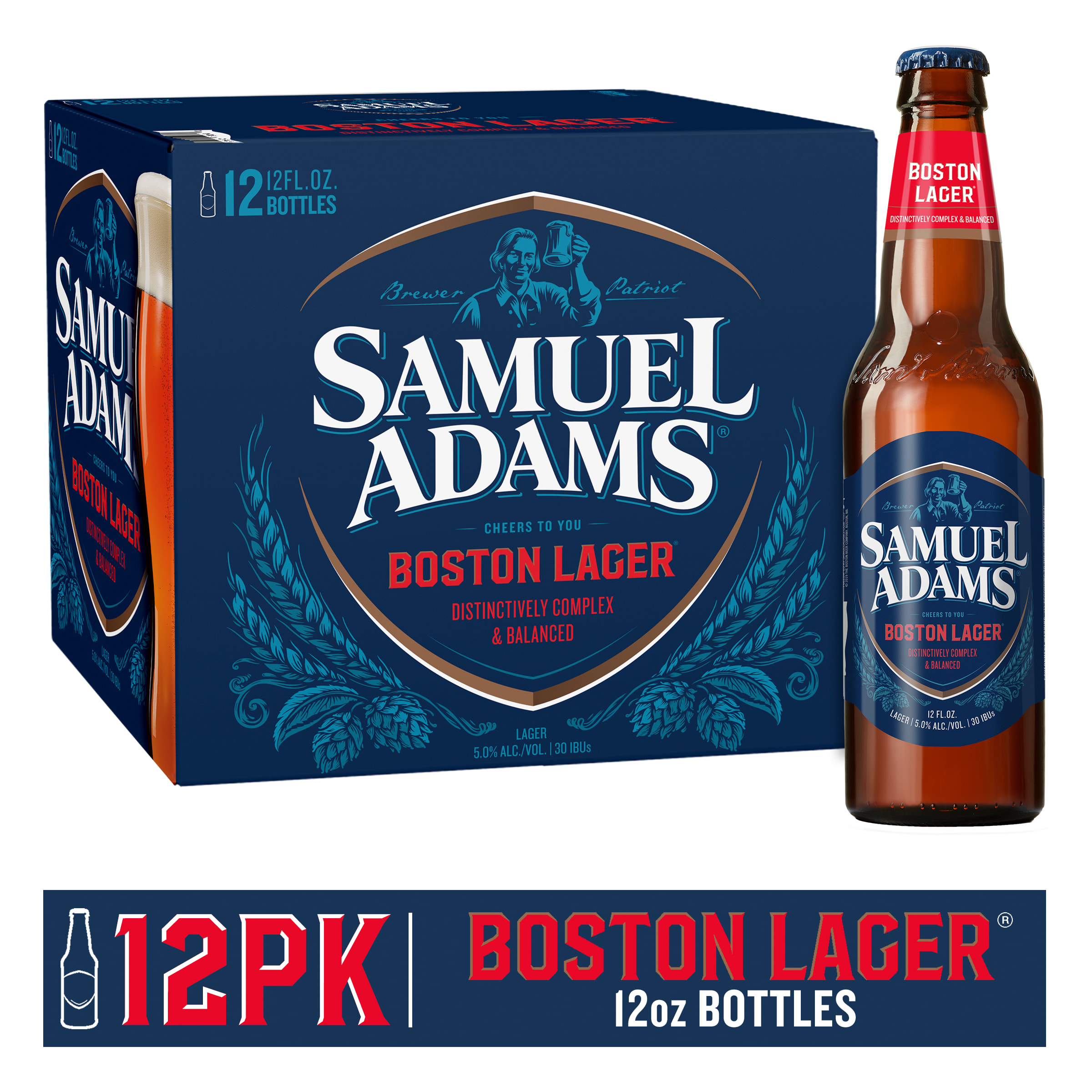 SAMUEL ADAMS BOSTON LAGER-12pk BTL